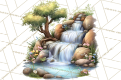 Tropical Jungle Clipart PNG, Wild Animals Nature Elements Product Image 5