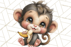 Tropical Jungle Clipart PNG, Wild Animals Nature Elements Product Image 4