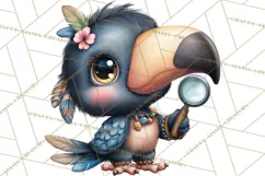 Tropical Jungle Clipart PNG, Wild Animals Nature Elements Product Image 5