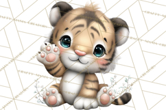 Tropical Jungle Clipart PNG, Wild Animals Nature Elements Product Image 3