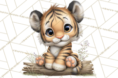 Tropical Jungle Clipart PNG, Wild Animals Nature Elements Product Image 4