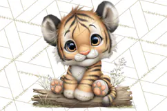 Tropical Jungle Clipart PNG, Wild Animals Nature Elements Product Image 4
