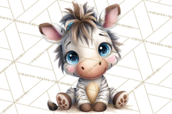 Tropical Jungle Clipart PNG, Wild Animals Nature Elements Product Image 3