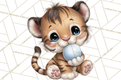 Tropical Jungle Clipart PNG, Wild Animals Nature Elements Product Image 2