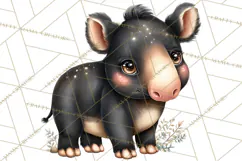 Tropical Jungle Clipart PNG, Wild Animals Nature Elements Product Image 3