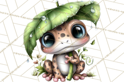 Tropical Jungle Clipart PNG, Wild Animals Nature Elements Product Image 4