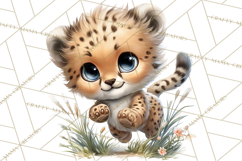 Tropical Jungle Clipart PNG, Wild Animals Nature Elements Product Image 3