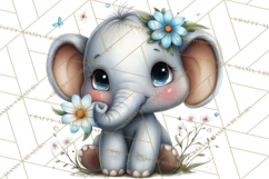 Tropical Jungle Clipart PNG, Wild Animals Nature Elements Product Image 3