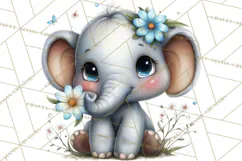 Tropical Jungle Clipart PNG, Wild Animals Nature Elements Product Image 3