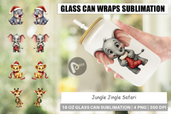 Jungle Jingle Safari Glass Can Product Image 1