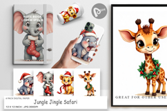 Jungle Jingle Safari Digital Paper Product Image 1