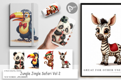 Jungle Jingle Safari Digital Paper Product Image 1