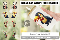 Jungle Jingle Safari Glass Can Product Image 1