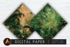 Jungle Paint Overlays By Curio Digital Paper Product Image 1