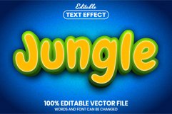 Jungle text editable text effect style Product Image 1