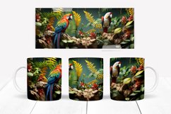 3D Animal Mug Sublimation Wraps, Jungle Animal Mug Wrap Set Product Image 10