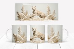 3D Animal Mug Sublimation Wraps, Jungle Animal Mug Wrap Set Product Image 9