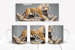 3D Animal Mug Sublimation Wraps, Jungle Animal Mug Wrap Set Product Image 5