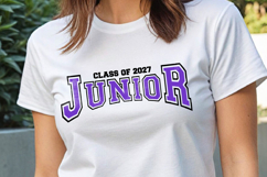 Class of 2027 Junior shirt svg, Custom third year svg Product Image 1