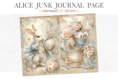 Alice Vintage Junk Journal Page Product Image 2