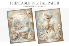 Victorian Christmas Junk Journal Pages 30 JPG Files Product Image 2