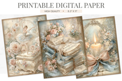Victorian Christmas Junk Journal Pages 30 JPG Files Product Image 7