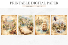 Travel Junk Journal Papers Product Image 2