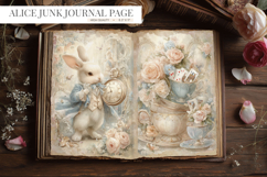 Alice Vintage Junk Journal Page Product Image 1