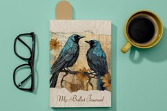 Crows Vintage Gothic Junk Journal Page Product Image 3