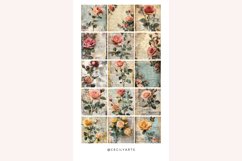 Vintage Rose Ephemera Junk Journal Pages Bundle Product Image 3