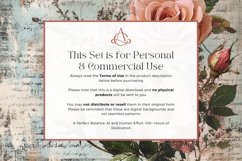 Vintage Rose Ephemera Junk Journal Pages Bundle Product Image 4