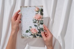 Vintage Rose Ephemera Junk Journal Pages Bundle Product Image 7
