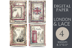 London Ephemera Printable Junk Journal Pages Product Image 1