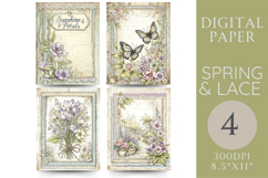 Butterfly Garden Journal Pages Product Image 1