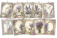 Lavender &amp; Lace Junk Journal Kit 30 Printable Pages Product Image 2