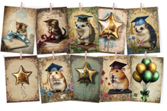 Vintage Circus Digital Paper Pack Product Image 3