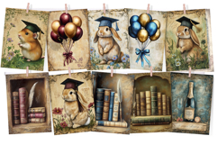 Vintage Circus Digital Paper Pack Product Image 4