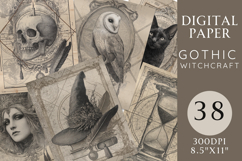 Gothic Witchcraft Junk Journal Kit 38 Grunge Pages Product Image 1