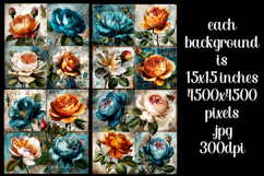 Vintage Patchwork Background, Junk Journal Style Papers, s12 Product Image 2