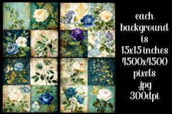 Vintage Patchwork Background, Junk Journal Style Papers, s13 Product Image 2