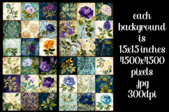 Vintage Patchwork Background, Junk Journal Style Papers, s2 Product Image 2