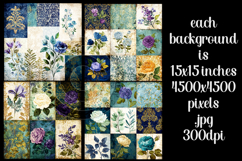 Vintage Patchwork Background, Junk Journal Style Papers, s22 Product Image 2