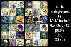 Vintage Patchwork Background, Junk Journal Style Papers, s25 Product Image 2