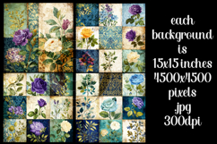 Vintage Patchwork Background, Junk Journal Style Papers, s3 Product Image 2