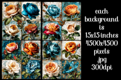 Vintage Patchwork Background, Junk Journal Style Papers, s4 Product Image 2