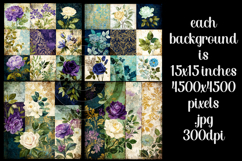 Vintage Patchwork Background, Junk Journal Style Papers, s6 Product Image 2