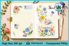 Scandinavian Flower Art Printable Ephemera Bundle Product Image 3