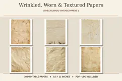Junk Journal Vintage Papers 1 Printable Vintage Papers Product Image 4