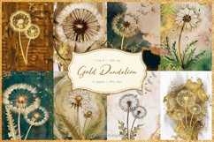 Dandelion junk journal pages, Ephemera vintage inspired arts Product Image 1