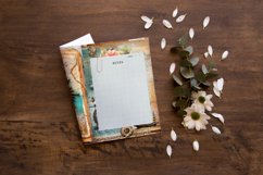 Watercolor Flowers Vintage Junk Journal Bundle Product Image 7